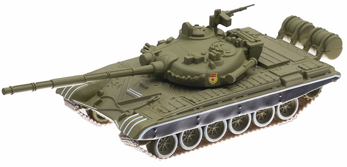 T-72, Soviet tank, 1973, 1:72, DeAgostini 