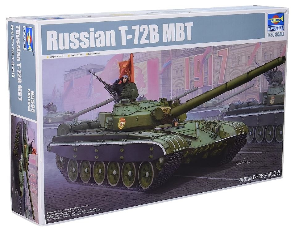 T-72B MBT, Russia, 1:35, Trumpeter 