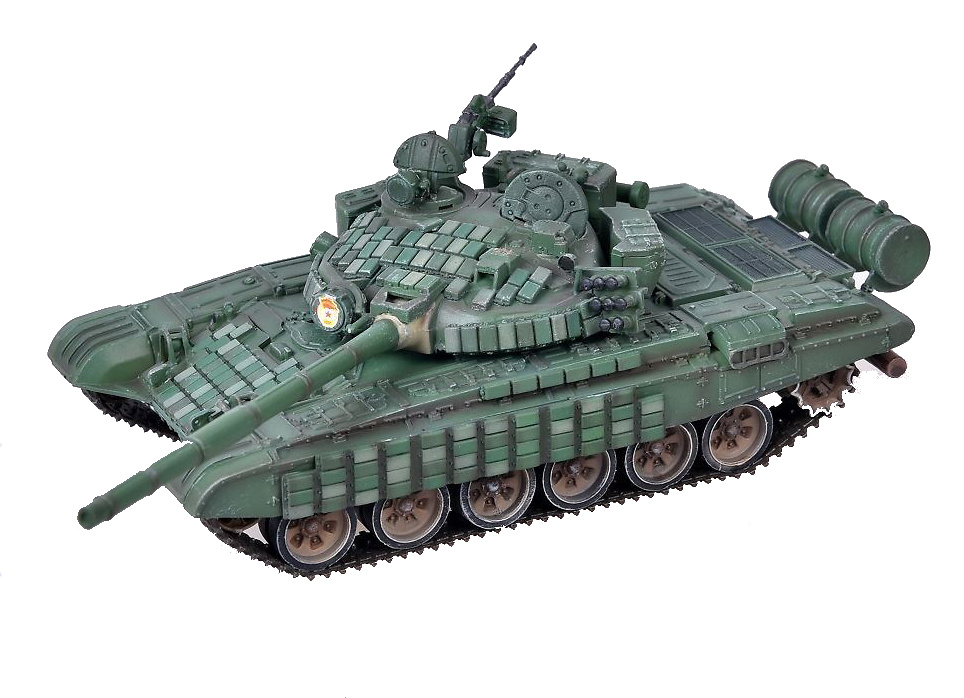 T-72B with Active Reactive Shielding (ERA), 2010, 1:72, Modelcollect 