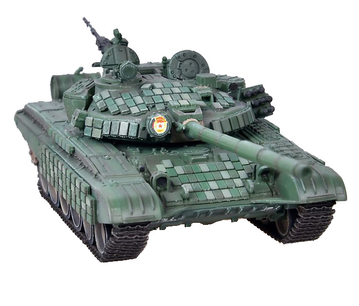 T-72B with Active Reactive Shielding (ERA), 2010, 1:72, Modelcollect 