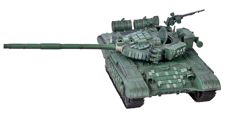 T-72B with Active Reactive Shielding (ERA), 2010, 1:72, Modelcollect 