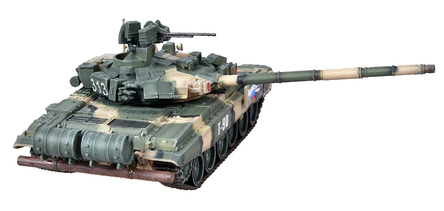 T-90 main battle tank, 38 Institute for Scientific Research and Military Tests in Kubinka, 1:72, Modelcollect 