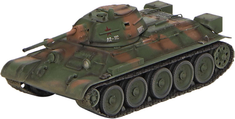 T34/76, Russian Army, 1942, 1:72, Easy Model 