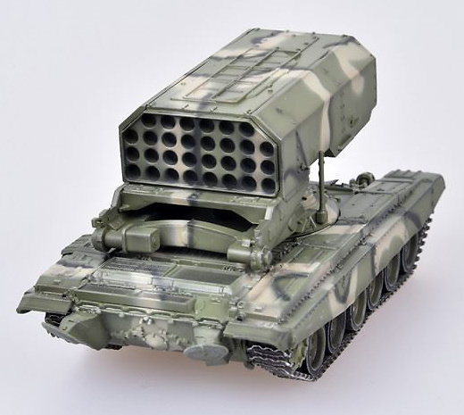 TOS-1 Heavy Flamethrower, eg Soviet, Panjshir Valley, Afghanistan, 1988-89, 1:72, Modelcollect 