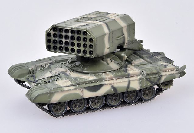 TOS-1 Heavy Flamethrower, eg Soviet, Panjshir Valley, Afghanistan, 1988-89, 1:72, Modelcollect 