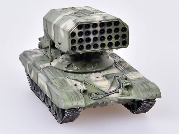 TOS-1 Heavy Flamethrower, eg Soviet, Panjshir Valley, Afghanistan, 1988-89, 1:72, Modelcollect 