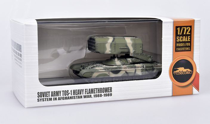 TOS-1 Heavy Flamethrower, eg Soviet, Panjshir Valley, Afghanistan, 1988-89, 1:72, Modelcollect 