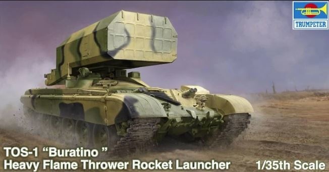 TOS-1 Multiple Rocket Launcher Mod. 1989, Rusisia, 1:35, Trumpeter 