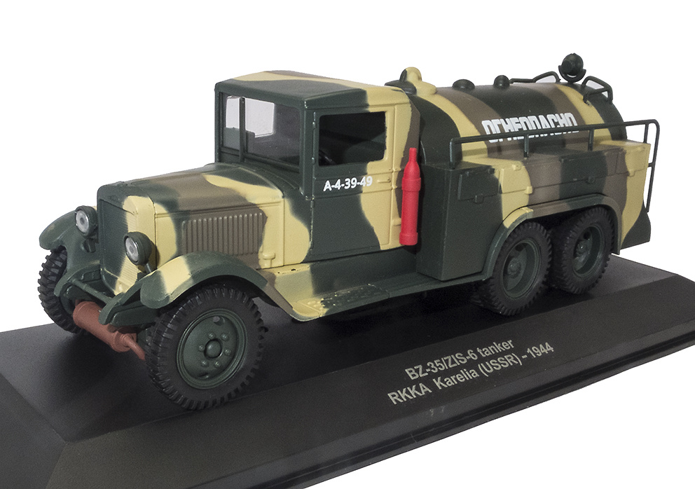 Tanker Truck BZ-35 / ZIS-6, RKKA (Red Army), Karelia, USSR, 1944, 1:43, Atlas 