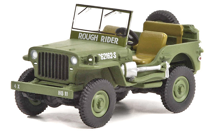 Theodore Roosevelt's Jeep Willys, US Army, WWII, Normandy, 1942, 1:64, Greenlight 