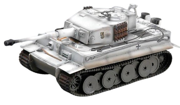 Tiger 1 (Middle)-sPzAbt.506, Russia 1943, 1:72, Easy Model 