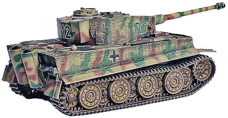 Tiger I Late Production w/Zimmerit, 1./s.Pz.Abt. 101, Normandy 1944, 1/72, Dragon Armor 