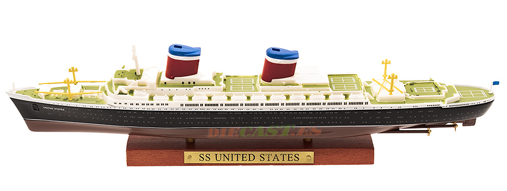 Transatlantic SS United States, United States, 1952, 1: 1250, Atlas 