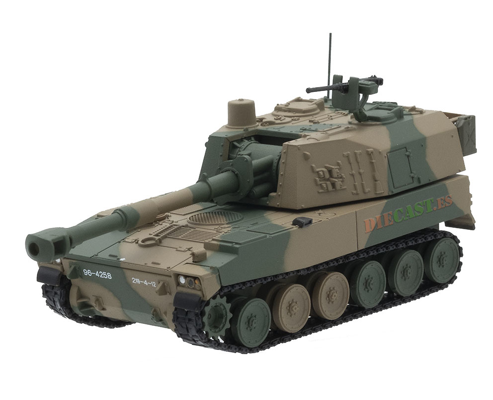 Type 75, Obús Autopropulsado 155 mm., JGSDF, Japón, 1:72, DeAgostini 