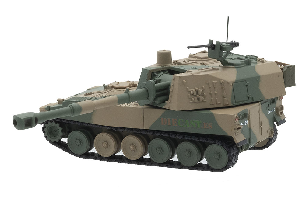 Type 75, Obús Autopropulsado 155 mm., JGSDF, Japón, 1:72, DeAgostini 