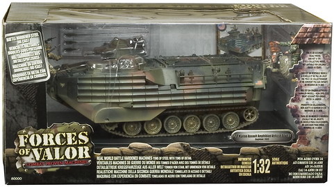 U.S. AMPHIBIAN VEHICLE AAVP7A1 , 1:32, Forces of Valor 