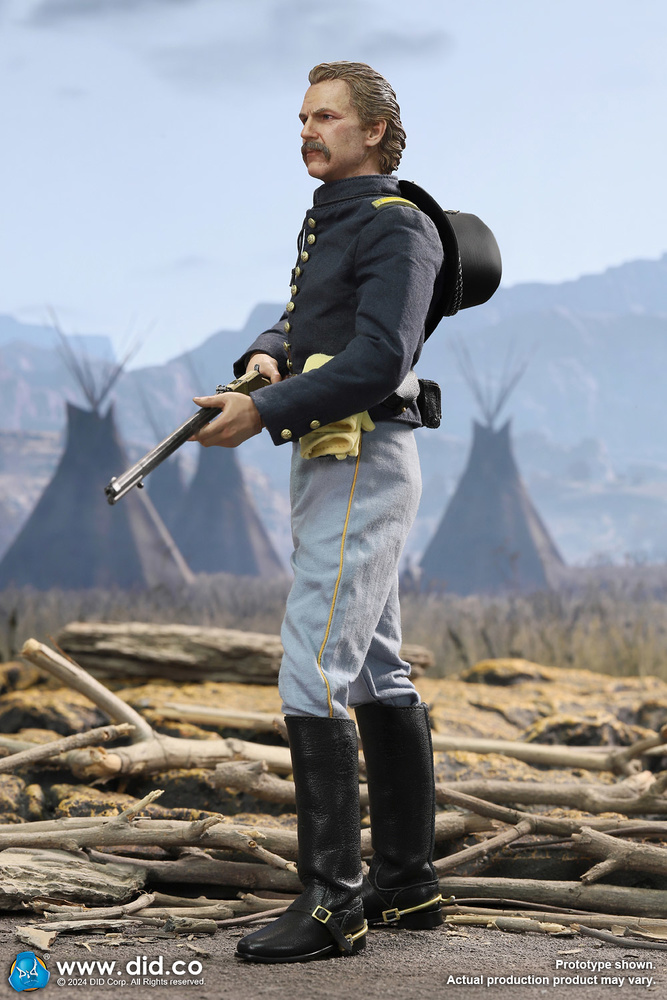 U.S. Civil War Union Army Lieutenant - John Dunbar + Civil War Brown War Horse, 1:6, Did 