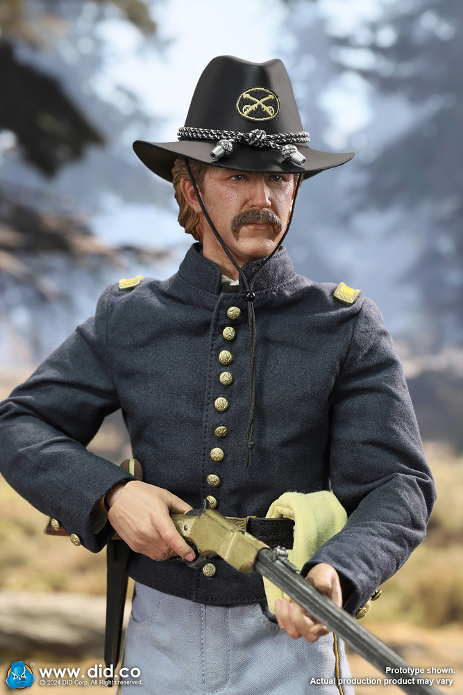 U.S. Civil War Union Army Lieutenant - John Dunbar + Civil War Brown War Horse, 1:6, Did 