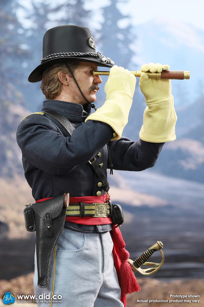 U.S. Civil War Union Army Lieutenant - John Dunbar + Civil War Brown War Horse, 1:6, Did 