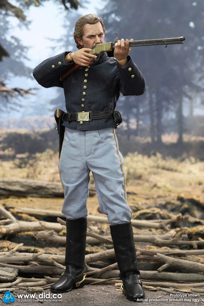 U.S. Civil War Union Army Lieutenant - John Dunbar + Civil War Brown War Horse, 1:6, Did 