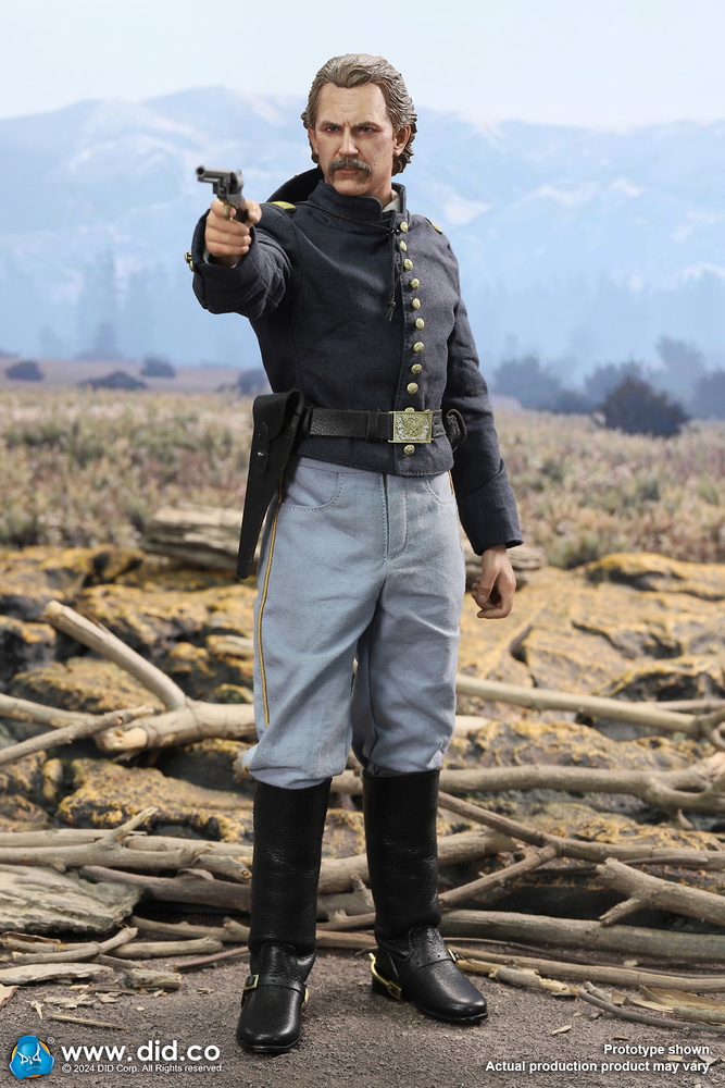 U.S. Civil War Union Army Lieutenant - John Dunbar + Civil War Brown War Horse, 1:6, Did 