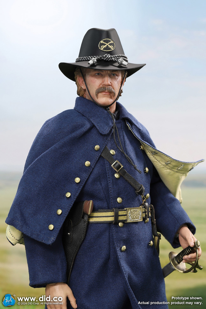 U.S. Civil War Union Army Lieutenant - John Dunbar + Civil War Brown War Horse, 1:6, Did 