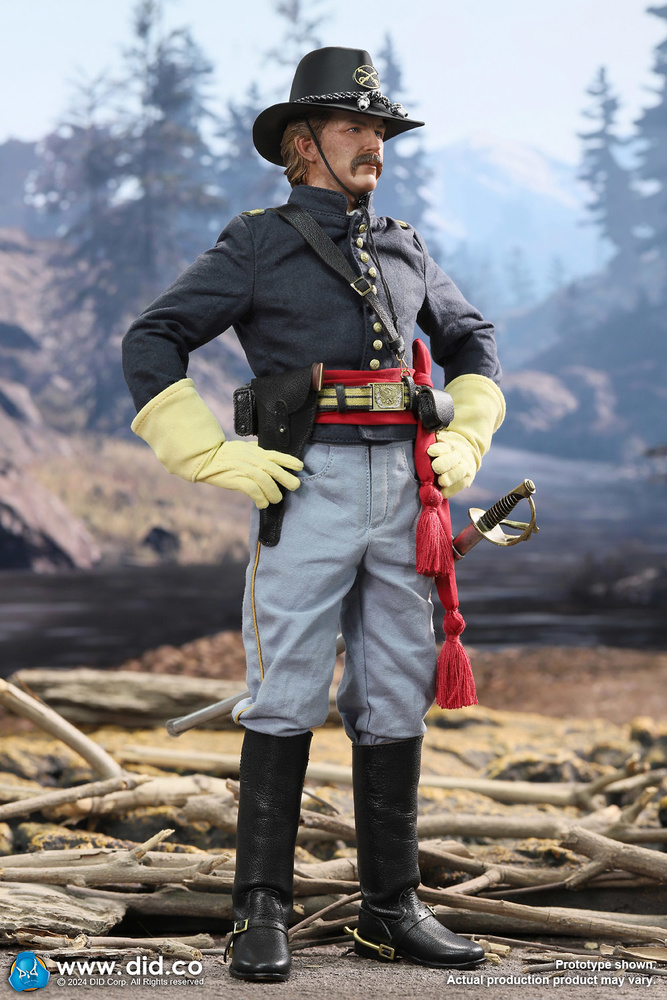 U.S. Civil War Union Army Lieutenant - John Dunbar + Civil War Brown War Horse, 1:6, Did 