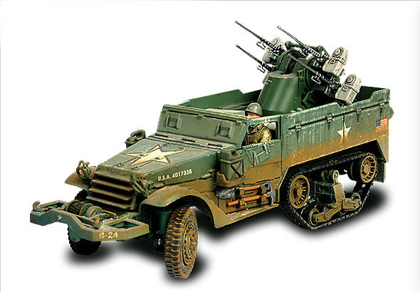 U.S. M16 Multiple Gun Motor Carriage, Normandía, 1944, 1:32, Forces of Valor 