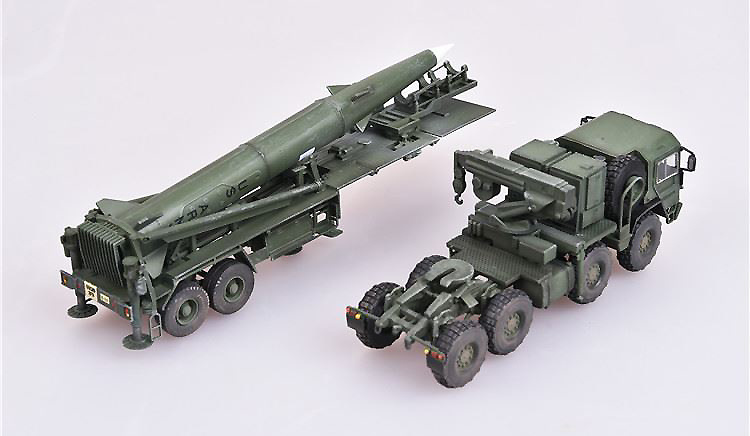 U.S. tractor Army M1001 and Pershing II tactical missile, 1st 