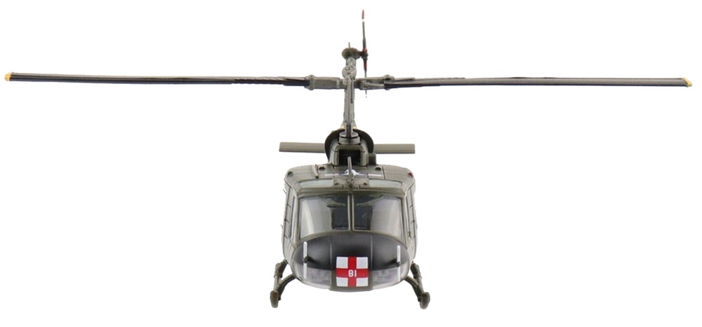 UH-1 Huey HH1015 UH-1B Iroquois, 57th Medical Detachment, US Army, 1960s, 1:72, Hobby Master 