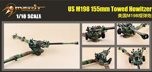 US M198 155mm, Towed Howitzer, 1:16, Merit 