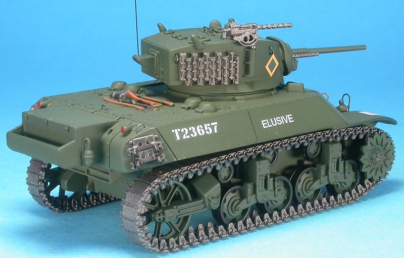 US M3A3 Stuart, 7th Armored Div., Normandy, June, 1944, 1:48, Gasoline 