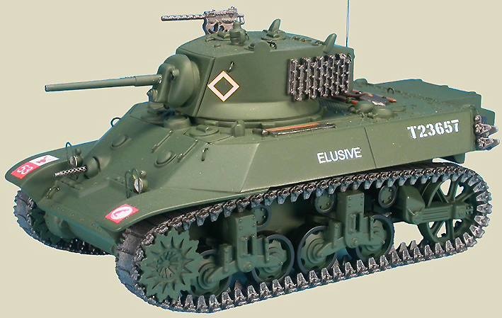 US M3A3 Stuart, 7th Armored Div., Normandy, June, 1944, 1:48, Gasoline 