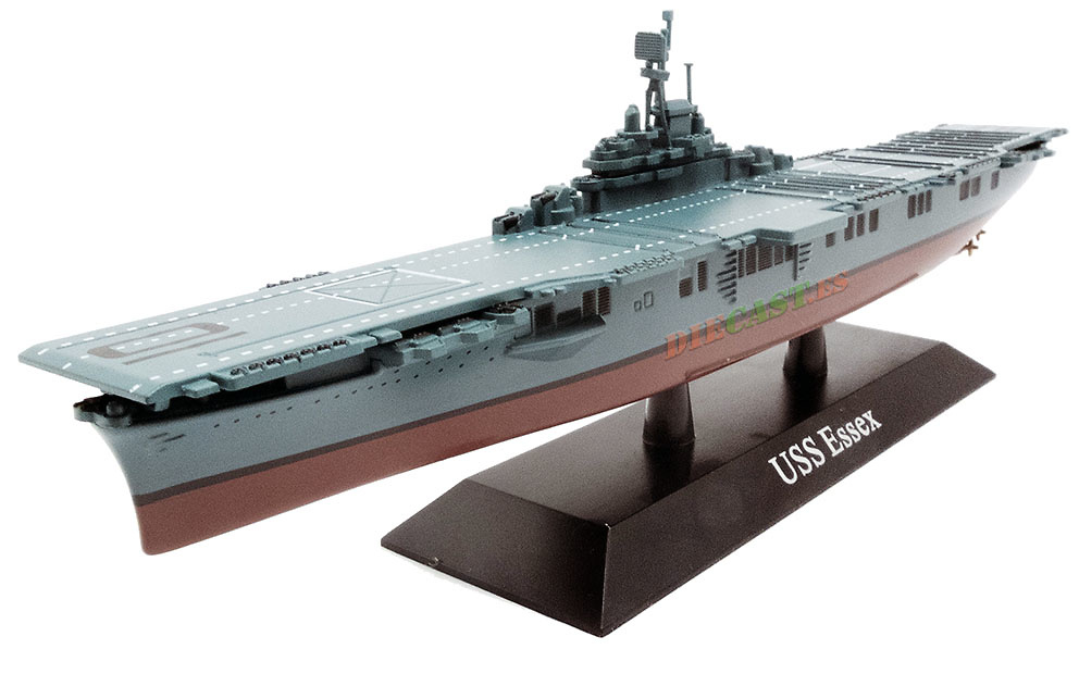 USS Essex aircraft carrier, US Navy, 1942, 1: 1250, DeAgostini 