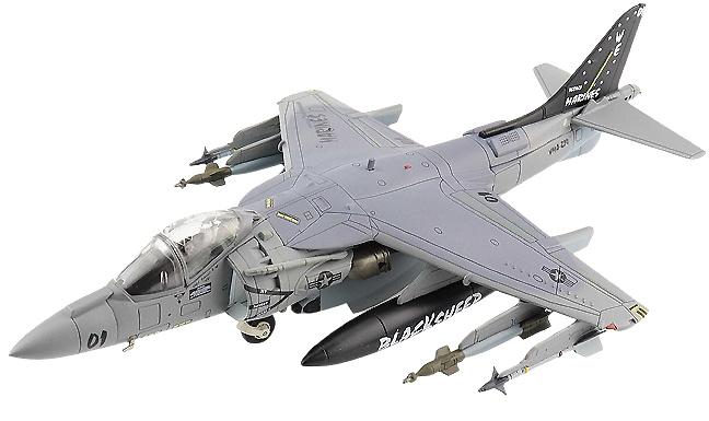 V-8B Harrier II Plus, USMC VMA-214 Black Sheep, WE01, Kandahar Airfield, Afghanistan, November 2009, 1:72, Hobby Master 