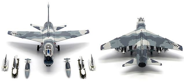 Vought A-7E Corsair II, USN VA-22 Fighting Redcocks, NH301, Operation Praying Mantis, 1988, 1:72, JC Wings 