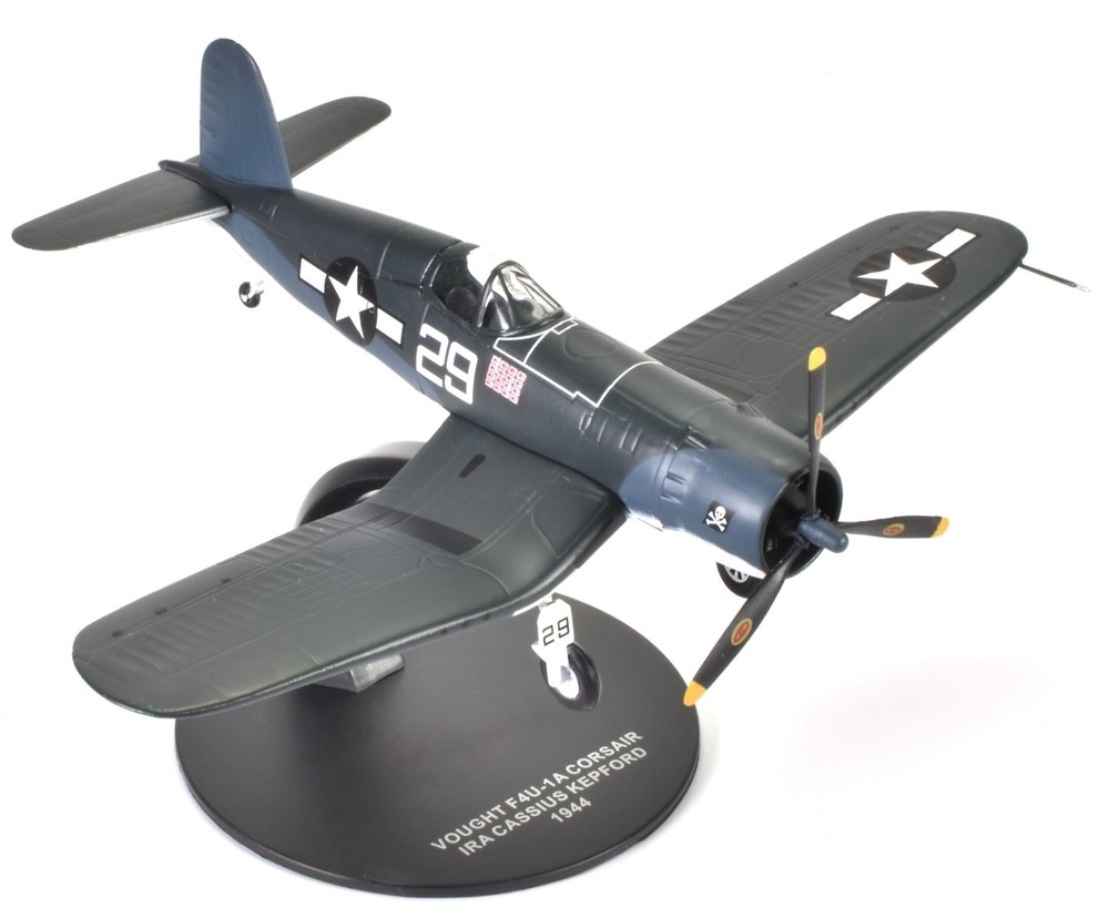 Vought F4U-1A Corsair piloted by Ira Cassius Kepford, 1944, 1:72, Atlas 