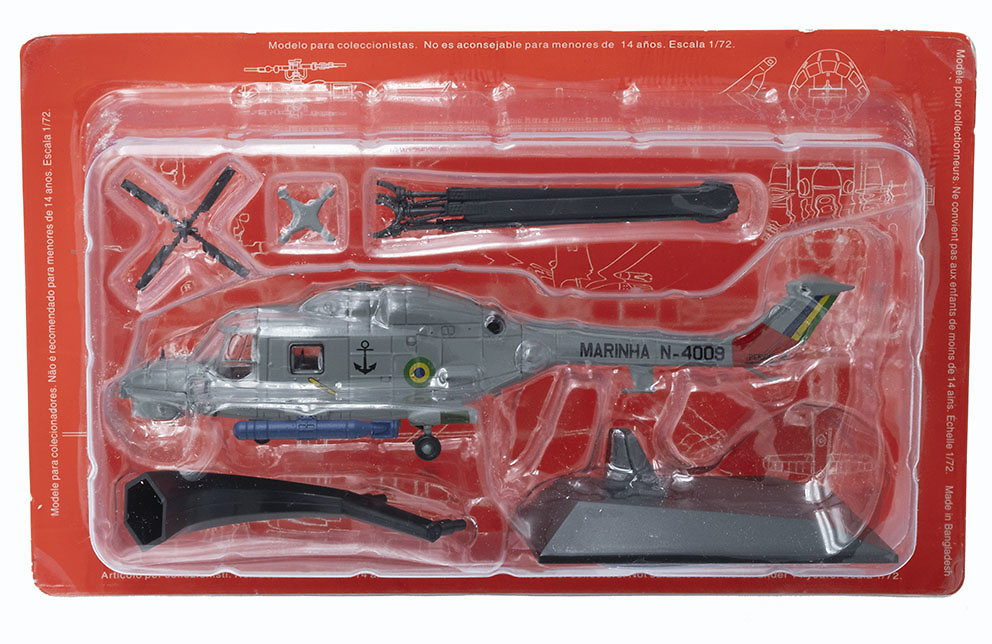 Westland AH-11A Super Lynx Helicopter, Marina do Brasil, 1:72, Planeta DeAgostini 