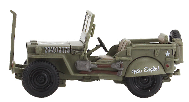 Willys Jeep, US Army, General George Patton, 1945, 1:72, Hobby Master 