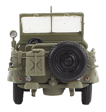 Willys Jeep, US Army, General George Patton, 1945, 1:72, Hobby Master 