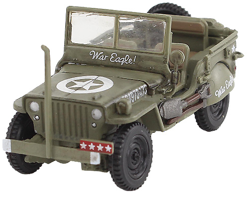 Willys Jeep, US Army, General George Patton, 1945, 1:72, Hobby Master 