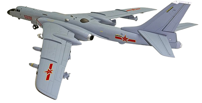 Xian H-6K bomber, PLAAF, Chinese Air Force, 55032, 1:72, Air Force One 