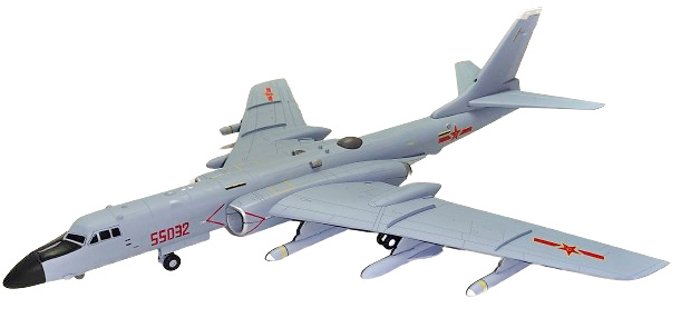 Xian H-6K bomber, PLAAF, Chinese Air Force, 55032, 1:72, Air Force One 