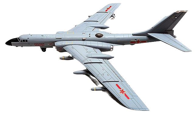 Xian H-6K bomber, PLAAF, Chinese Air Force, 55032, 1:72, Air Force One 