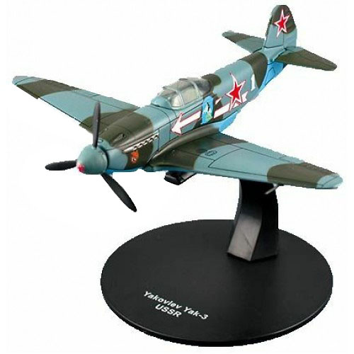 Yakovlev Yak-3, Soviet Army Air Service Fighter, WW II, 1:72, DeAgostini 