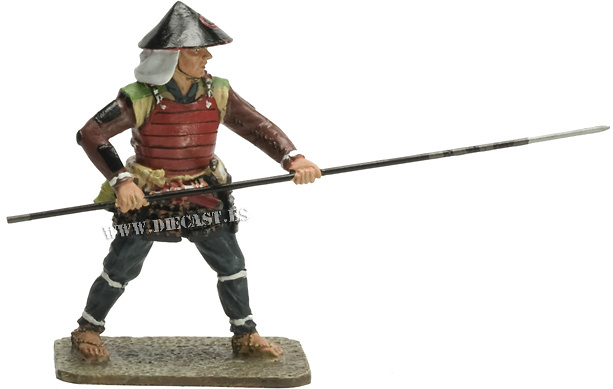 Yari Ashigaru, 1:30, Samurai, Del Prado 