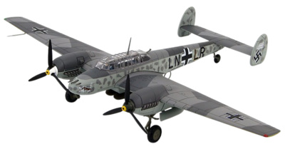 BF 110E 1. (Z)/JG 77 Lt. Felix-Maria Brandis, Malmi, Finland 1942, 1:72, Hobby Master