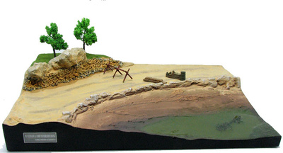 Base for diorama, "Counterattack in Malinava", North of Lithuania. July, 1944, 1:72, PMA