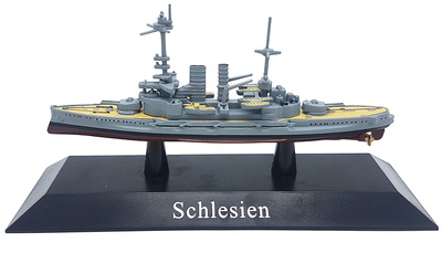 Battleship Schlesien, Kaiserliche Marine, 1908, 1: 1250, DeAgostini