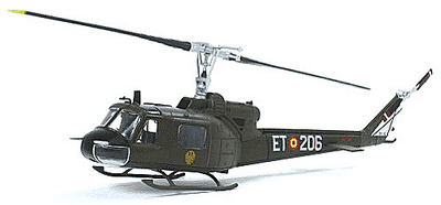 Bell UH-1 Huey "Bravo" helicopter, Spanish Army, 1:72, Altaya